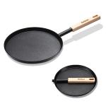 8-Inch Lightweight Frying Pan with Wooden Handle
