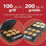 Hamilton Beach 4-in-1 Indoor Grill & Griddle Combo