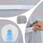 Heavy Duty 54 Inch BBQ Grill Cover - Gray