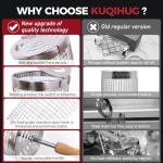 Stainless Steel Grill Basket with Wooden Handle 2PCS