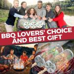 Stainless Steel Grill Basket with Wooden Handle 2PCS