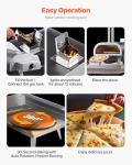 VEVOR Dual Fuel Outdoor Pizza Oven for Grilling