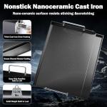 Heavy-Duty Nonstick Griddle Plate for Grills