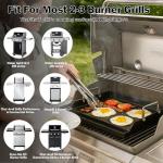 Heavy-Duty Nonstick Griddle Plate for Grills