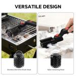 Cordless Electric Grill Brush with Replacement Head