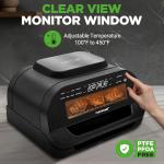 NutriChef Indoor Smokeless Grill with Smart Thermometer