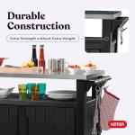 Keter Unity XL Portable Outdoor Grill Prep Table
