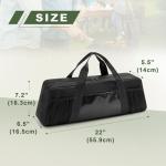 Large BBQ Utensil Storage Bag for Outdoor Grilling