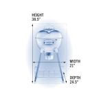 Napoleon NK18 Charcoal Kettle Grill - Black