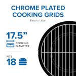 Napoleon NK18 Charcoal Kettle Grill - Black