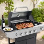 Endark 4-Burner Propane Gas Grill with Side Racks