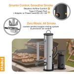 LAZYFOX Portable Electric Smoke Generator for Backyard BBQ