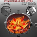 Portable Electric BBQ Grill for Indoor/Outdoor Use