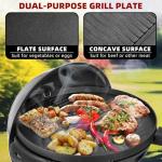 Portable Electric BBQ Grill for Indoor/Outdoor Use