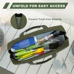 Large BBQ Tool Storage Bag with Pockets