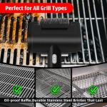 Electric Rechargeable Grill Brush with LED Light