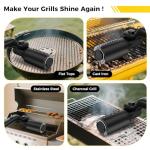 Electric Rotary Grill Brush with 3-Speed Control
