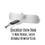 Cozze 13" Portable Outdoor Pizza Oven with Thermometer