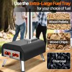 Freekite 13-Inch Portable Outdoor Pizza Oven