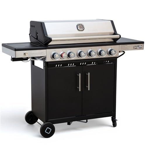 Brand-Man 6 Burner Propane Grill with Infrared Sear