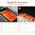 Brand-Man 6 Burner Propane Grill with Infrared Sear