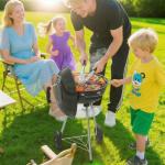 GRiliFE 18" Portable Charcoal Grill with Wheels