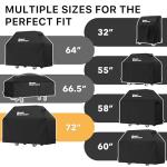Durable 72" BBQ Gas Grill Cover - Waterproof