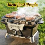IronMaster Portable Charcoal Hibachi Grill for Camping
