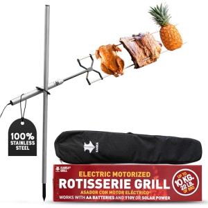 KANKA Heavy-Duty Portable Rotisserie Grill Kit