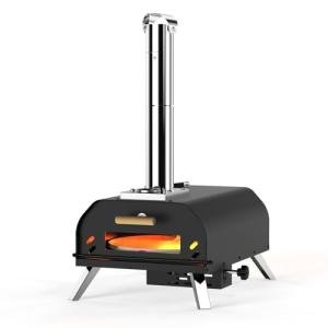 GRILIFE 12" Outdoor Wood Pellet Pizza Oven