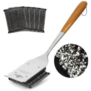 XUDAKAIXIN Bristle-Free Grill Brush with 5 Heads