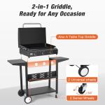 WARMOUNTS 3-Burner Portable Propane Gas Grill