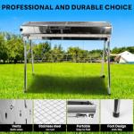 Portable Foldable Charcoal Grill for Camping and Picnics