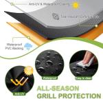 58" Waterproof BBQ Grill Cover with Straps