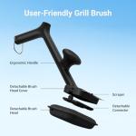 Bristle-Free Grill Brush with Replacement Heads