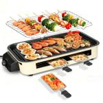 YOHAWJAN 1500W Non-Stick Smokeless Indoor Grill