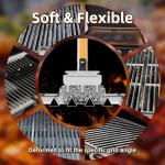 House Again Bristle-Free Grill Brush with Scraper