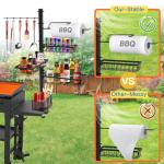 Griddle Caddy Organizer for BBQ Grill Accessories