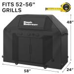 Heavy-Duty BBQ Gas Grill Cover, Weather-Resistant