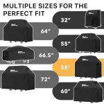 Heavy-Duty BBQ Gas Grill Cover, Weather-Resistant