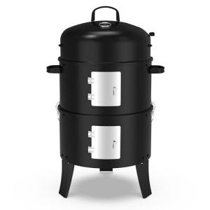 GriliFE 16" Charcoal Smoker and Grill Combo