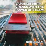 Bristle-Free Grill Brush with Triple Scraper