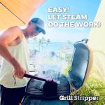 Bristle-Free Grill Brush with Triple Scraper