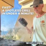 Bristle-Free Grill Brush with Triple Scraper