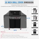 Kingly 58" Waterproof Grill Cover for Weber 300