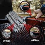 BBQ-AID 18" Bristle-Free Grill Cleaning Brush