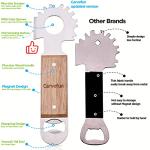 Carvefun Magnetic BBQ Grill Scraper and Bottle Opener