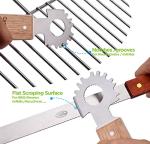 Carvefun Magnetic BBQ Grill Scraper and Bottle Opener