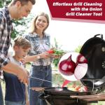 Onion Holder and Bristle-Free BBQ Grill Brush