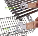 Carvefun Magnetic BBQ Grill Scraper and Bottle Opener